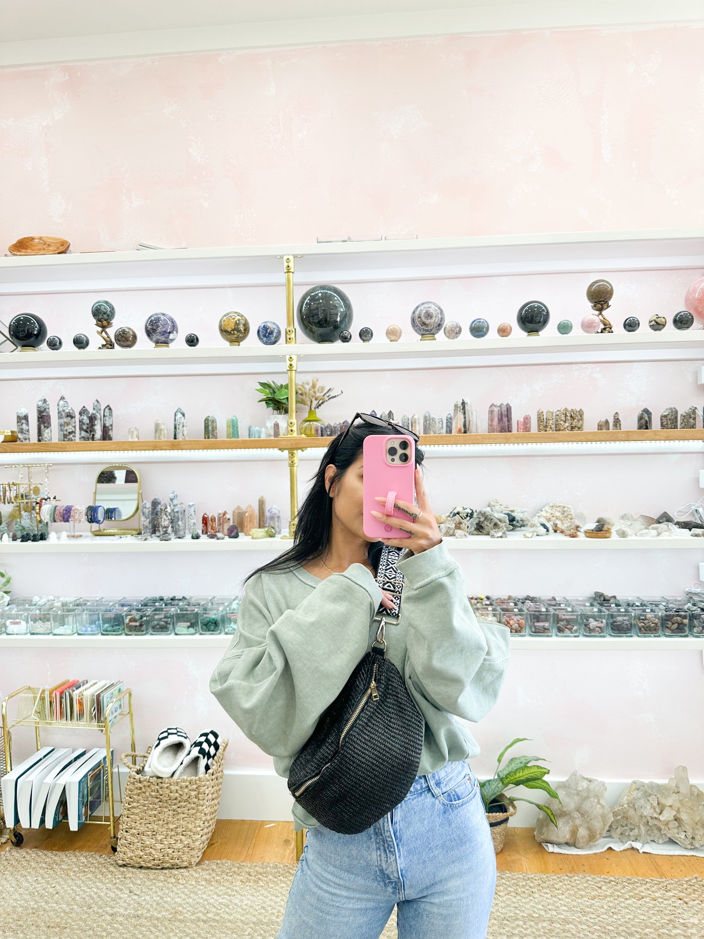 Palm Beach Sling Bag - Black