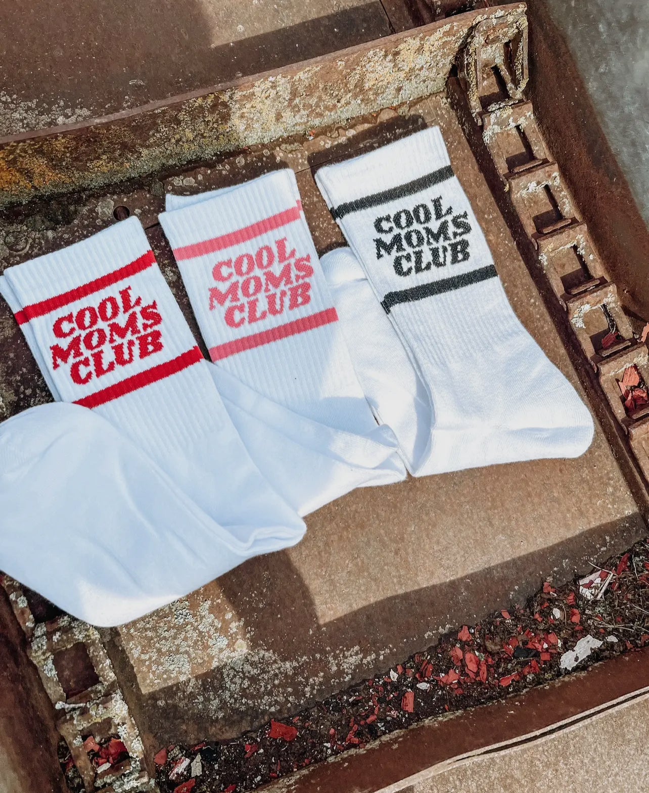 Cool Moms Club Socks - Black