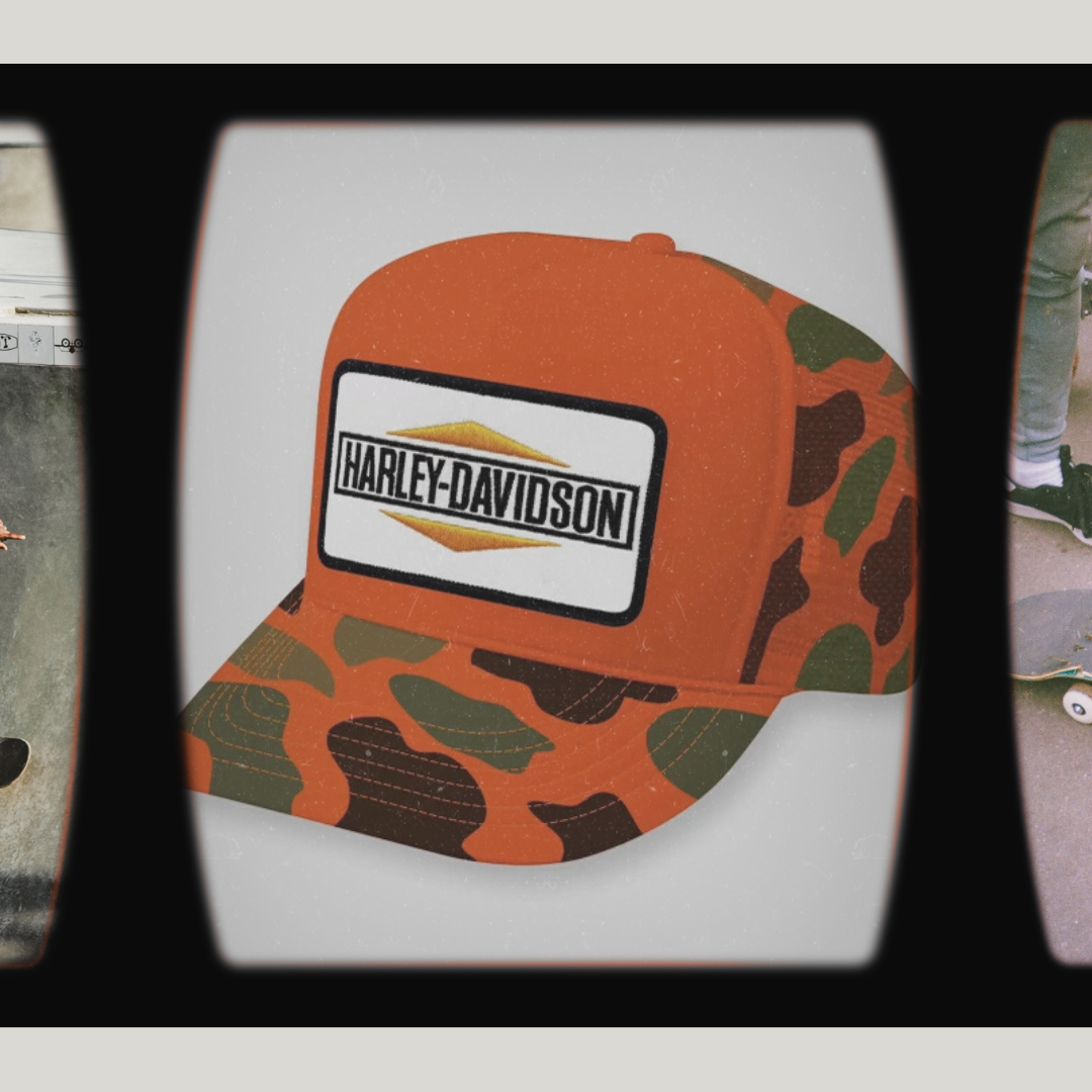 Harley Davidson trucker hat
